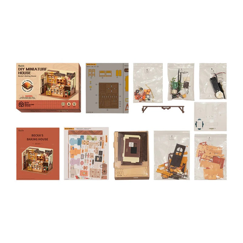 Rolife Becka's Baking House DIY Miniature Kit