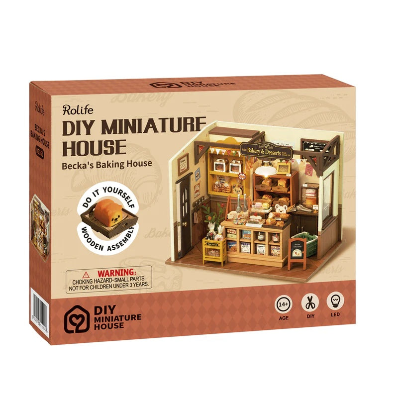 Rolife Becka's Baking House DIY Miniature Kit