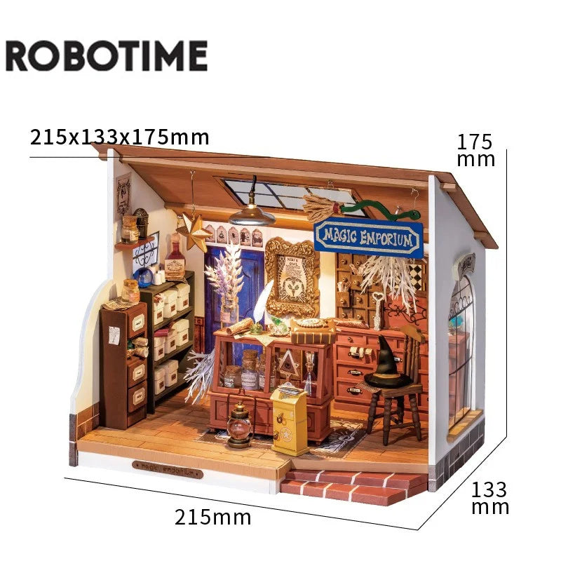 Robotime DIY Miniature Wooden Doll House Series