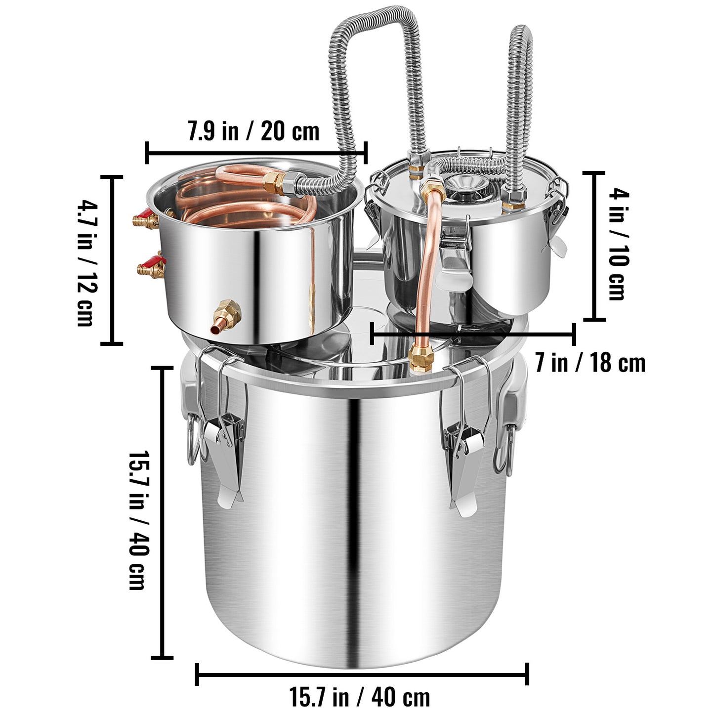 VEVOR Alcohol Still, 13.2Gal