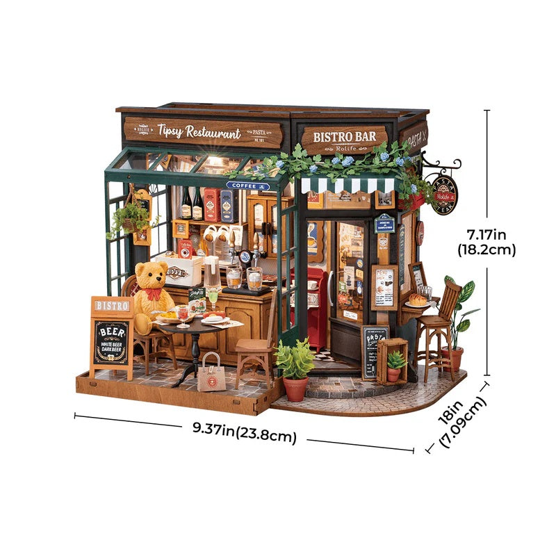 Rolife Tipsy Restaurant DIY Miniature
