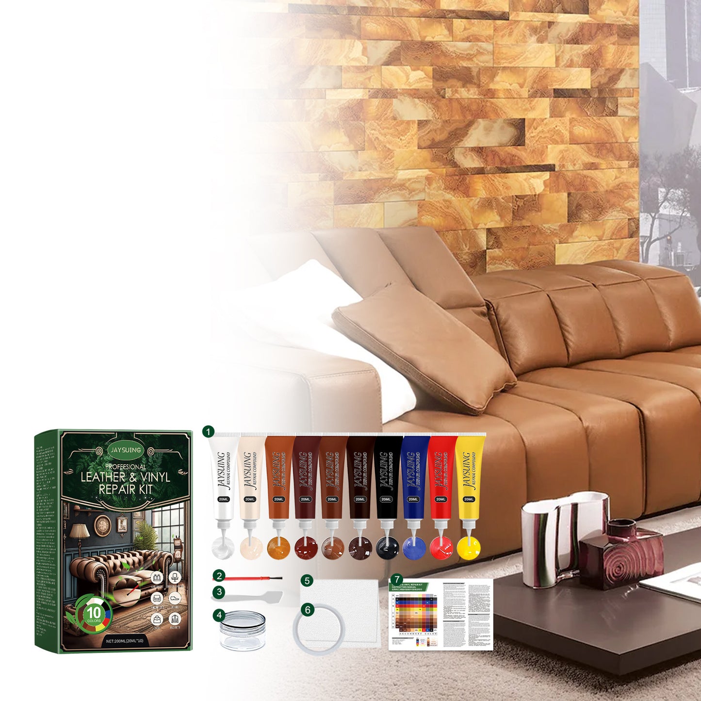 DIY Leather Repair Kit For Furniture