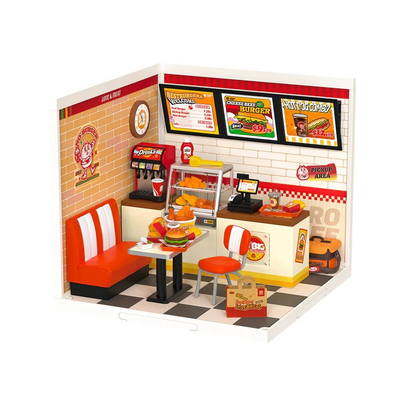 Rolife Yum Yum Burgers DIY Miniature