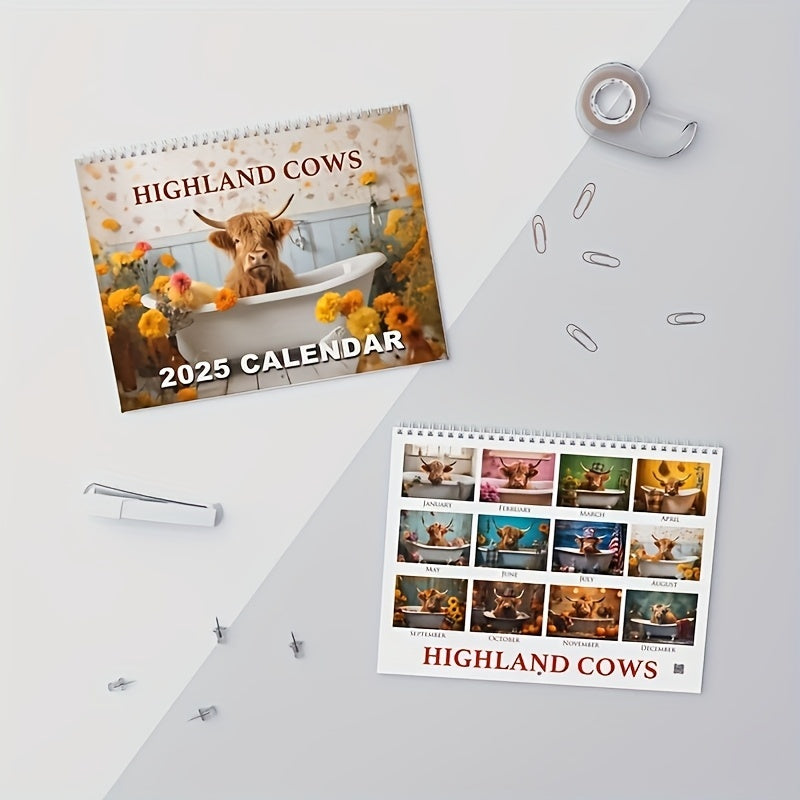 Highland Cows Calendar 2025