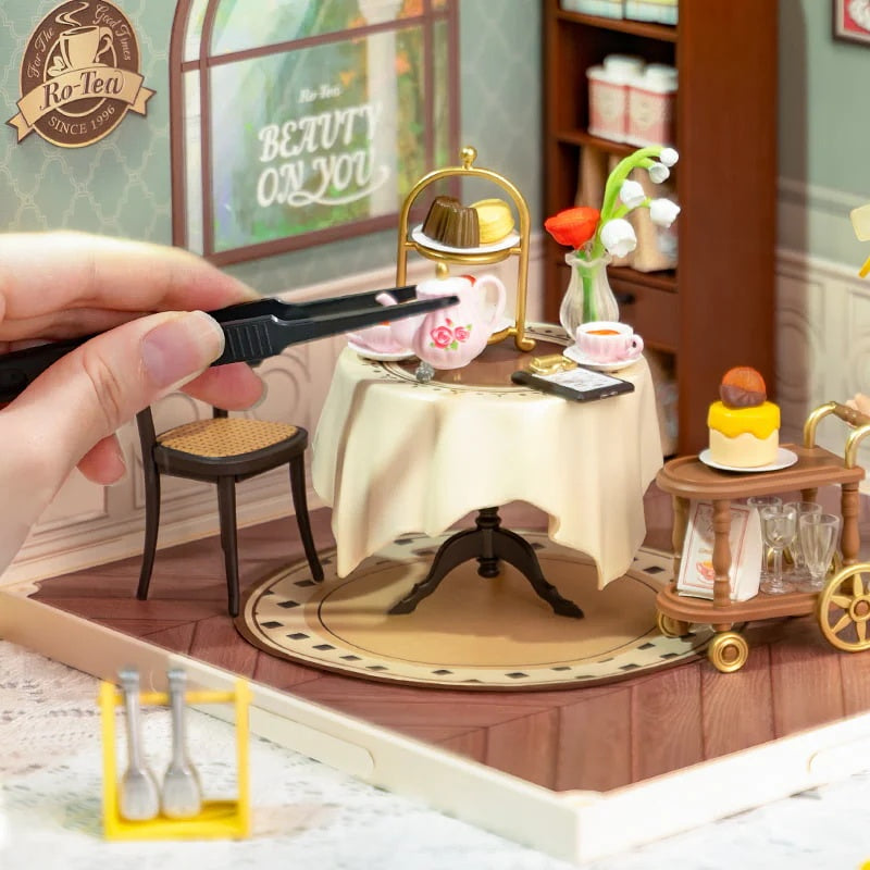 Rolife Sweet Sips Tea DIY Miniature