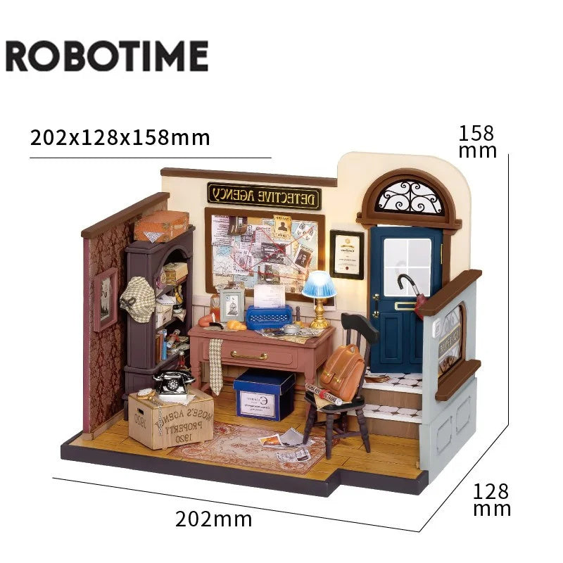 Robotime DIY Miniature Wooden Doll House Series