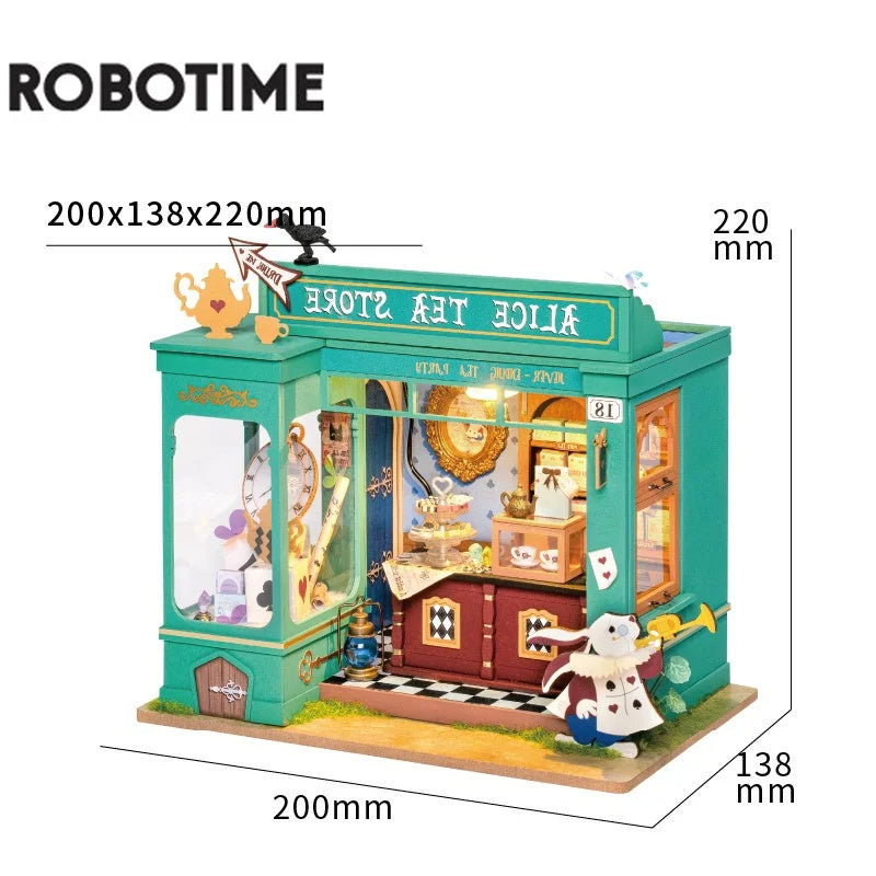 Robotime DIY Miniature Wooden Doll House Series