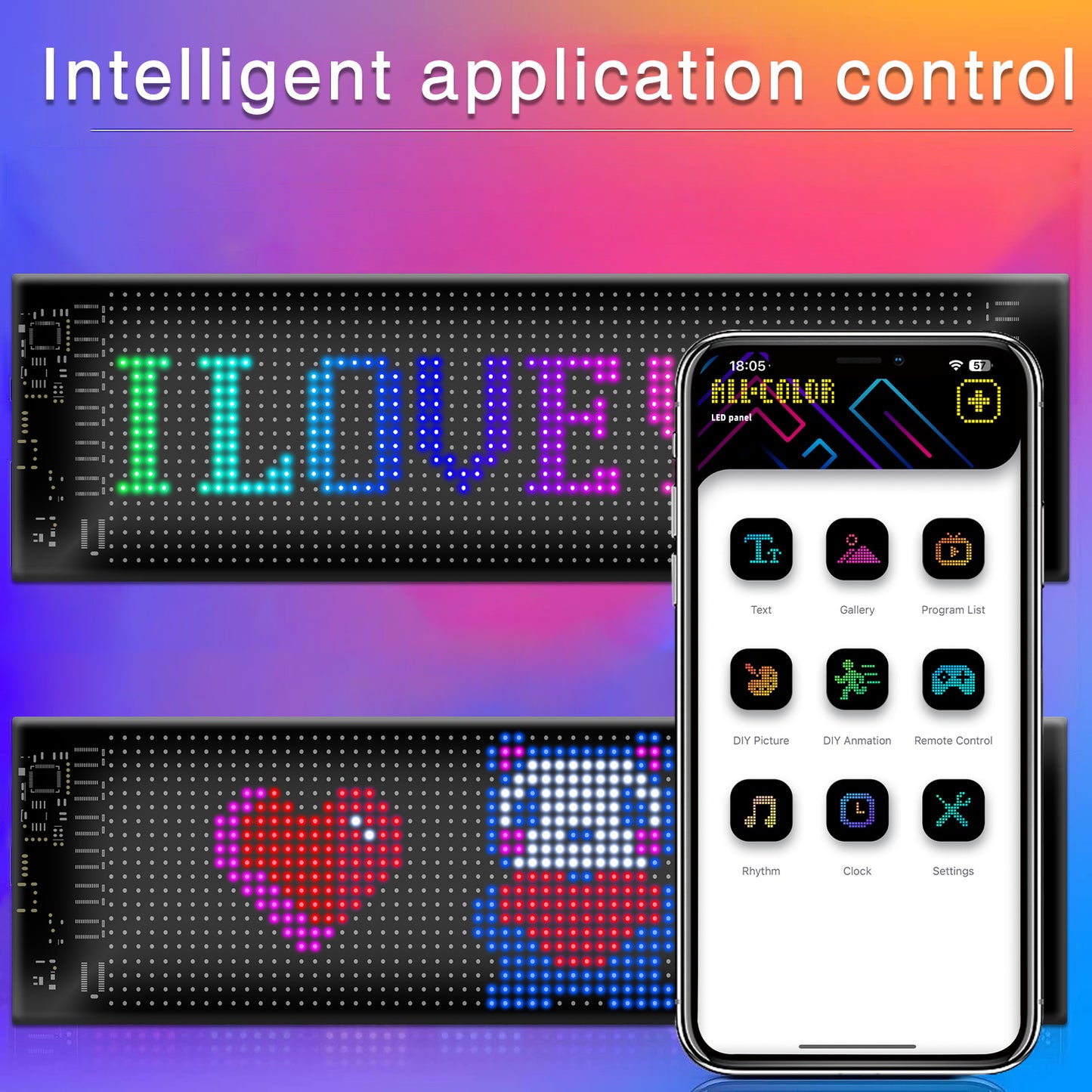 DIY Programmable LED Signage, Flexible