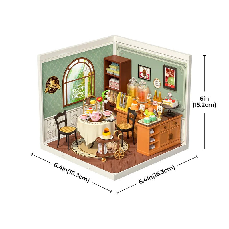 Rolife Sweet Sips Tea DIY Miniature