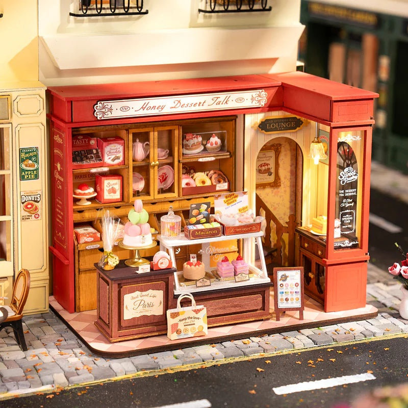 Rolife Honey Dessert Talk DIY Miniature Kit