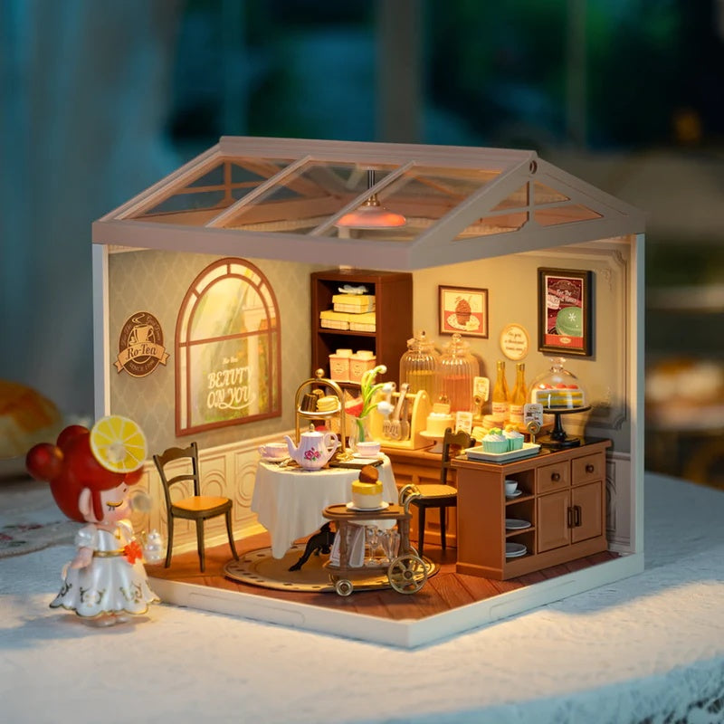 Rolife Sweet Sips Tea DIY Miniature