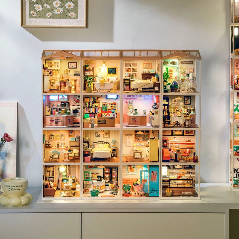 Rolife DIY Warm Dining Room Miniature