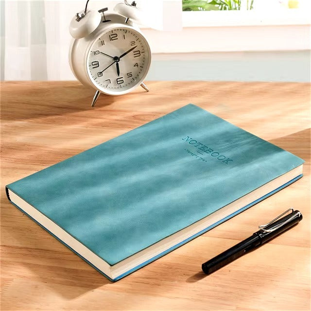 Hardcover Faux Leather Notebook