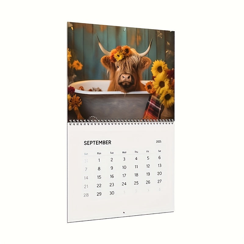 Highland Cows Calendar 2025