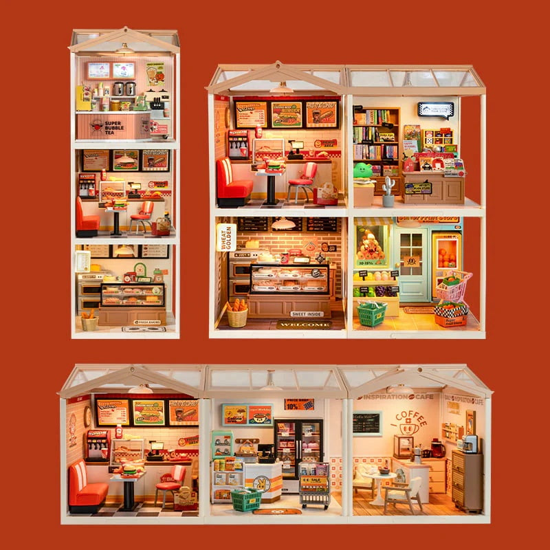 Rolife Yum Yum Burgers DIY Miniature