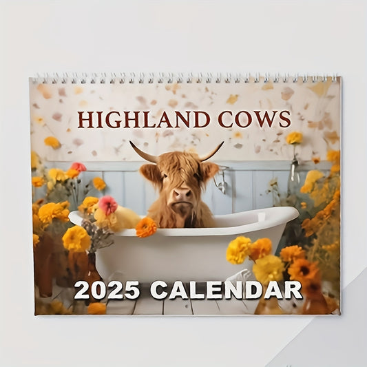 Highland Cows Calendar 2025
